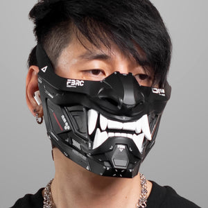 ONI v2 Black Half Cyber Mask