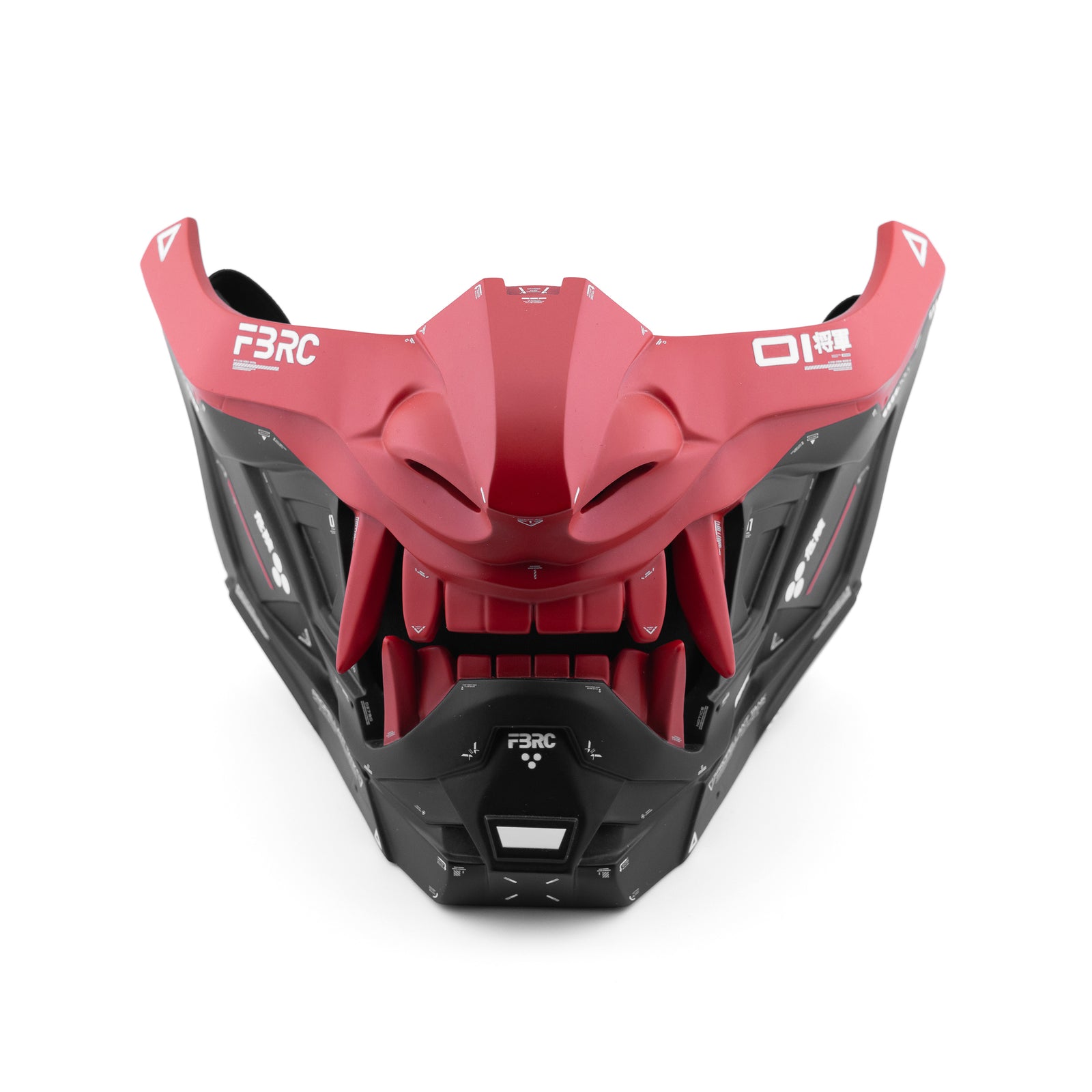 ONI v2 Red Black Half Cyber Mask