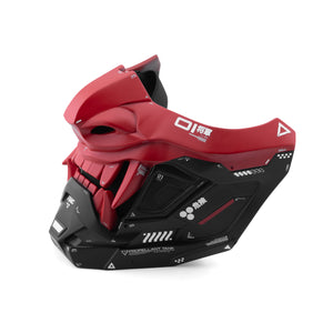 ONI v2 Red Black Half Cyber Mask