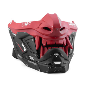 ONI v2 Red Black Half Cyber Mask