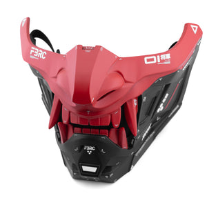 ONI v2 Red Black Half Cyber Mask