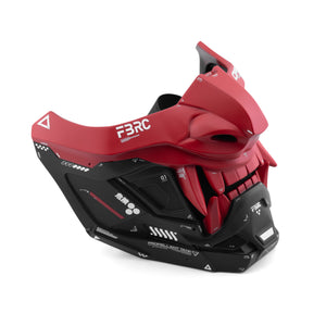 ONI v2 Red Black Half Cyber Mask