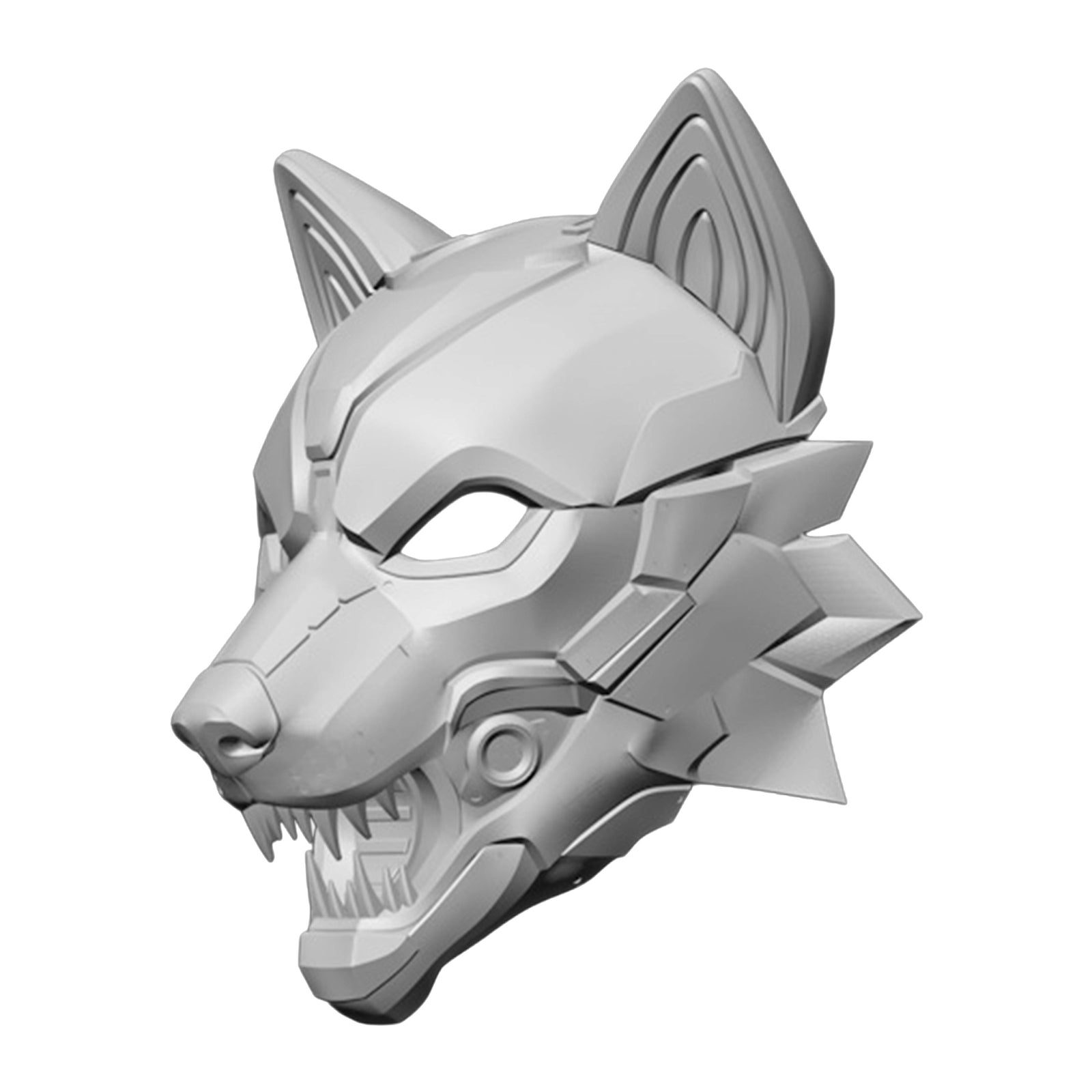 CWM-01 Wolf Mask 3D Printable File