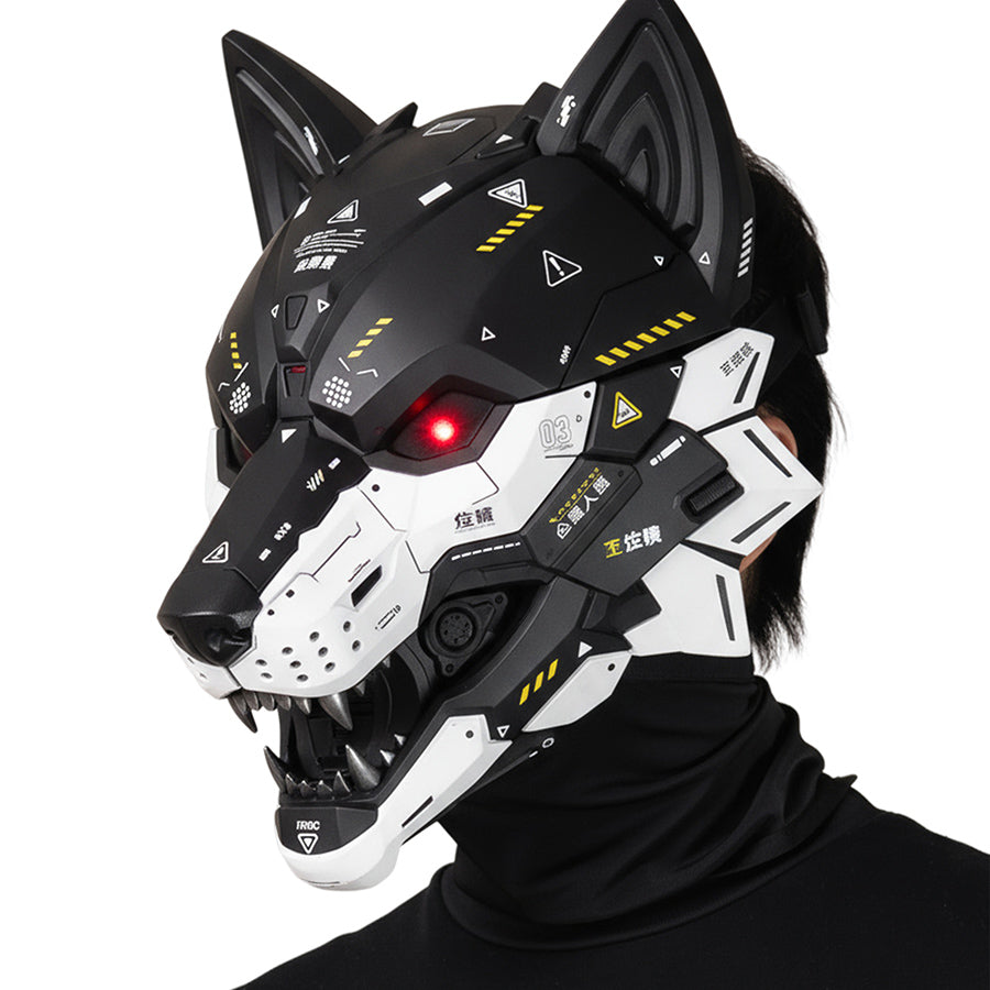 CWM-01 Wolf Mask 3D Printable File - Fabric of the Universe