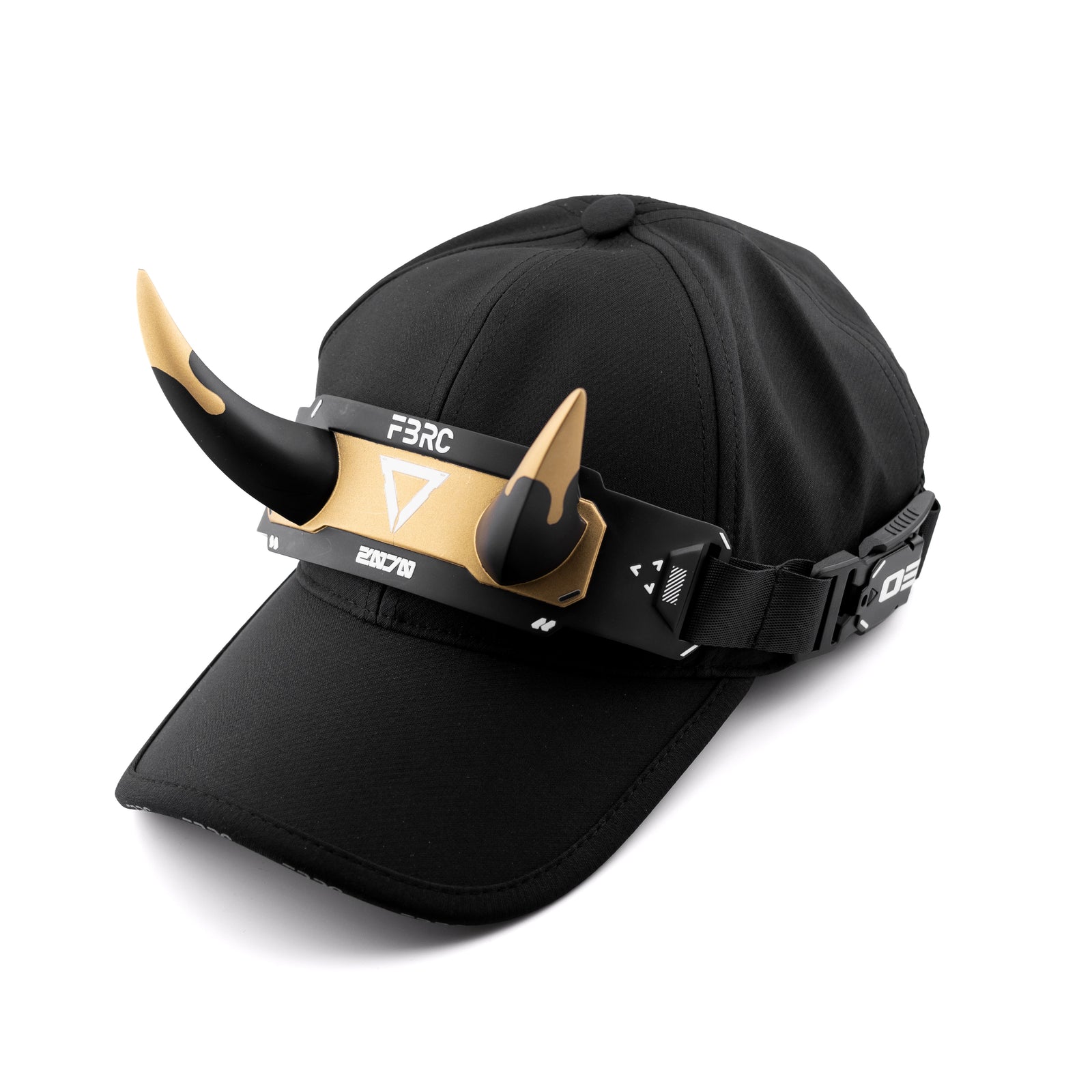DC-01A Black Gold Demon Horns Cap