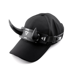 DC-01A Gunmetal Demon Horns Cap