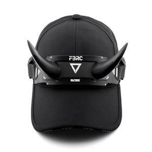 DC-01A Gunmetal Demon Horns Cap