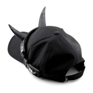 DC-01A Gunmetal Demon Horns Cap