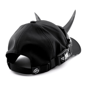 DC-01A Gunmetal Demon Horns Cap