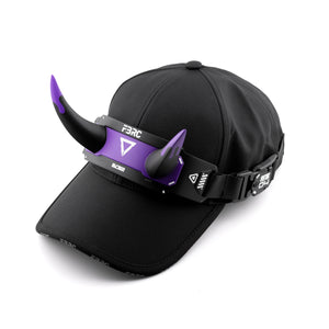 DC-01A Black Purp Demon Horns Cap