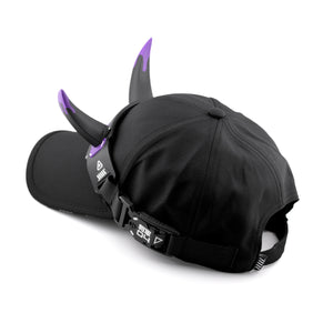 DC-01A Black Purp Demon Horns Cap