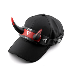 DC-01A Black Red Demon Horns Cap