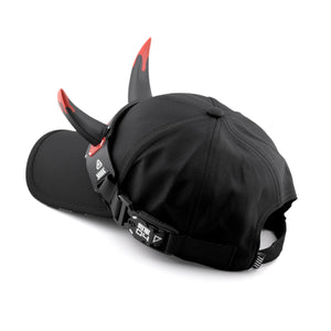 DC-01A Black Red Demon Horns Cap
