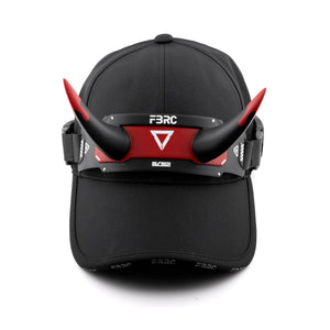 DC-01A Black Red Demon Horns Cap