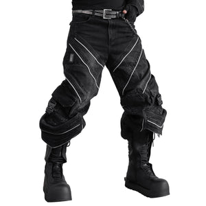 DF-Type 090 Black Scimitar Denim Pants