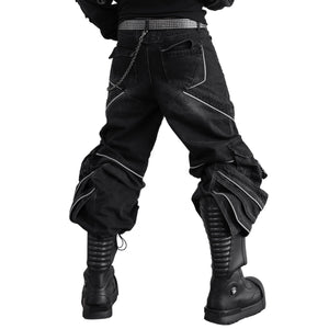 DF-Type 090 Black Scimitar Denim Pants