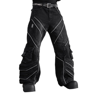 DF-Type 090 Black Scimitar Denim Pants