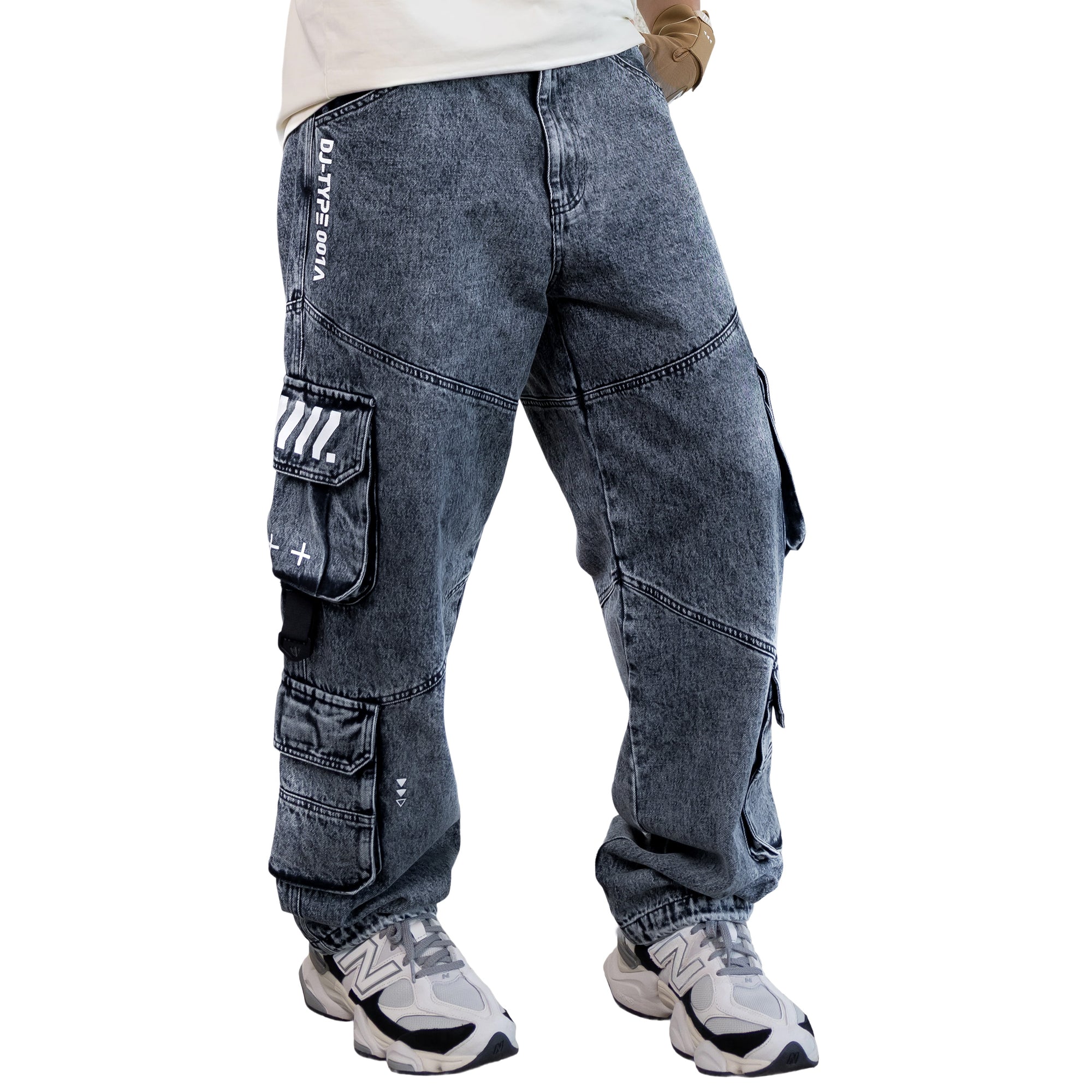 パンツ Assortment cargo denim pants DJ-Type 001A Acid Denim Pants - Fabric of the Universe