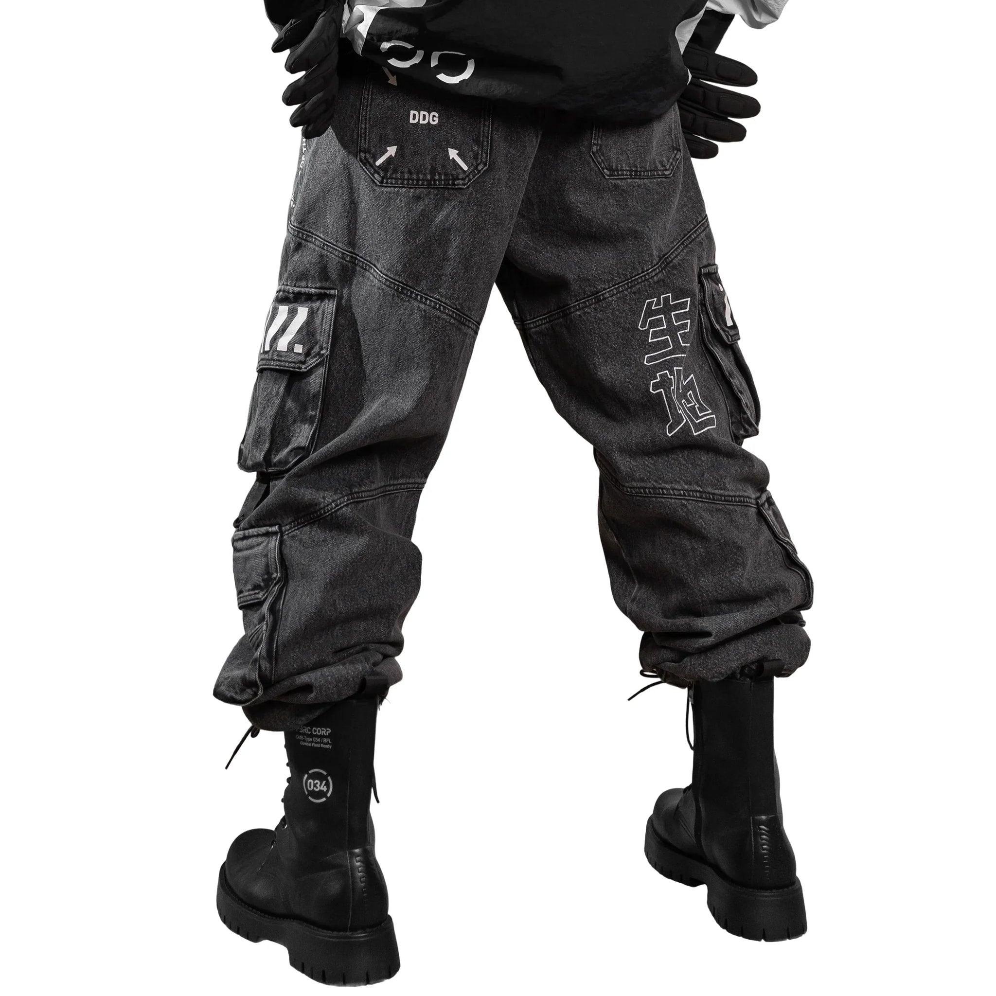 DJ-Type 001A Charcoal Denim Pants - Fabric of the Universe