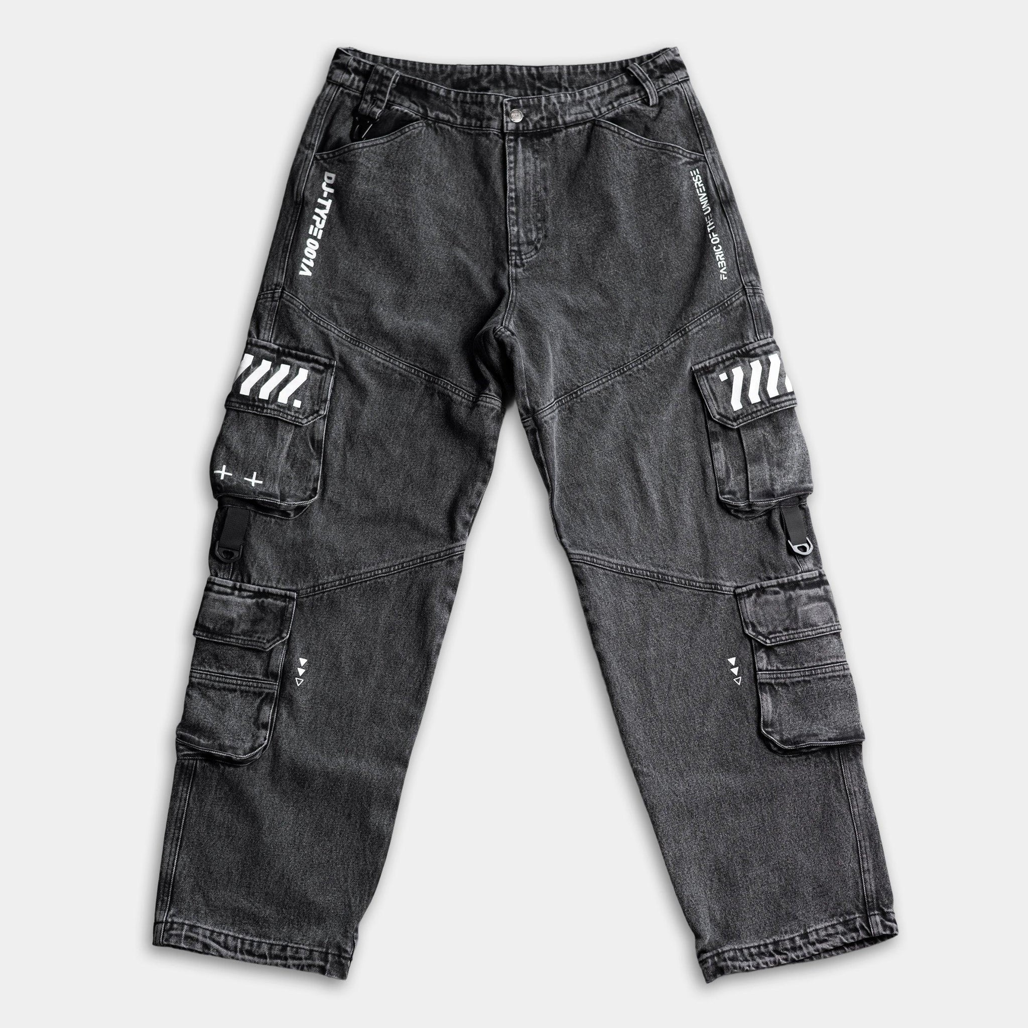 DJ-Type 001A Charcoal Denim Pants - Fabric of the Universe