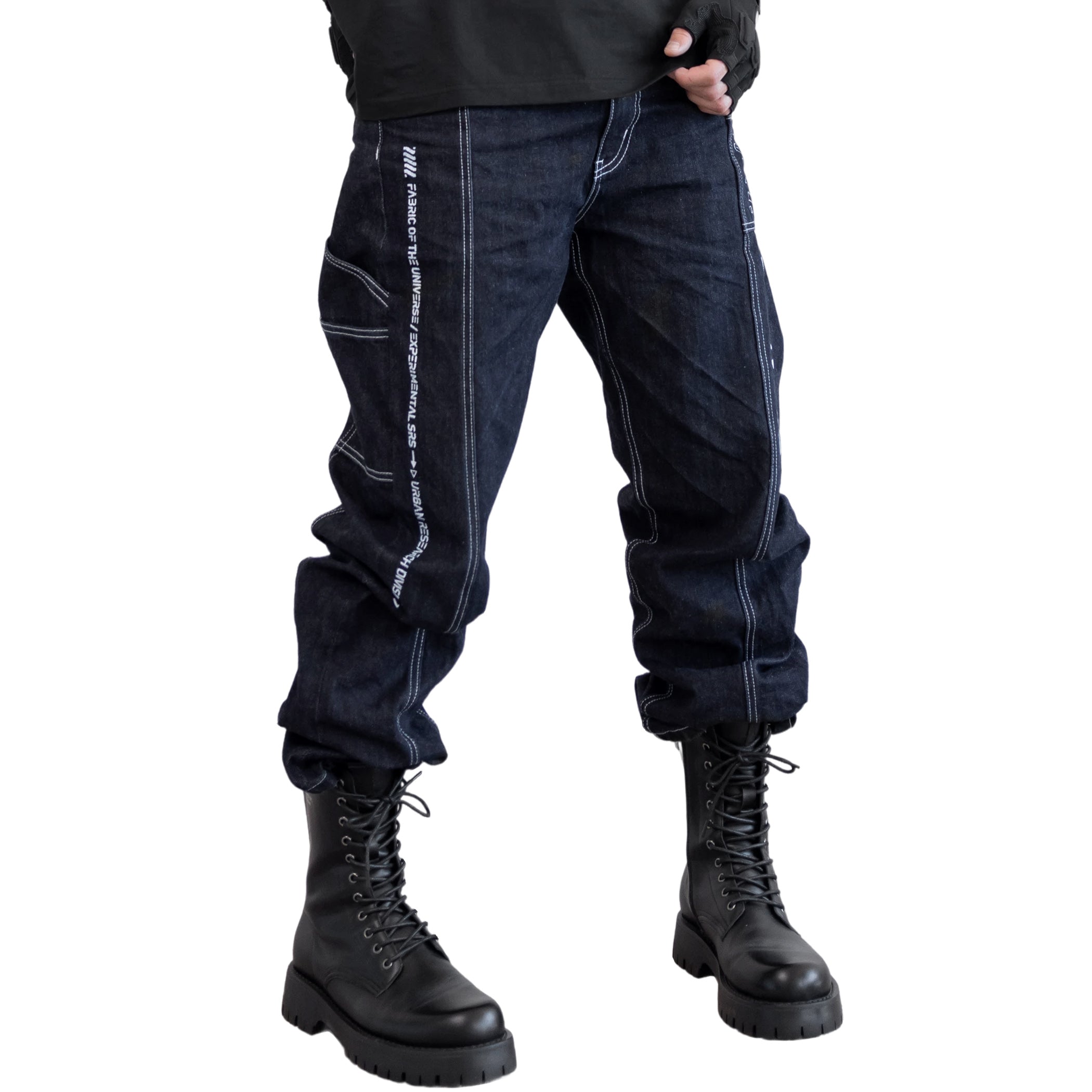 DNJ-Type 02N Indigo Raw Denim Pants - Fabric of the Universe
