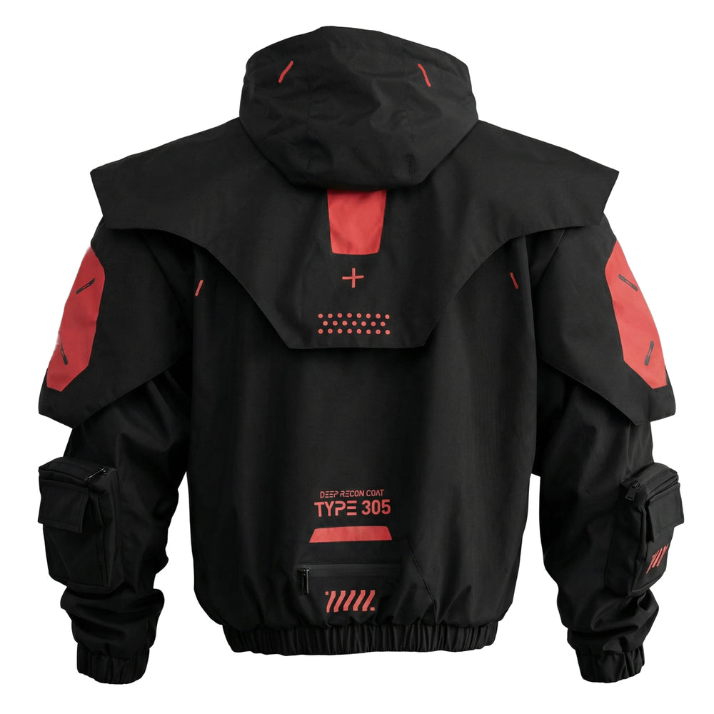 Techwear Windbreaker: Shop Cyberpunk Windbreaker - Fabric of the Universe
