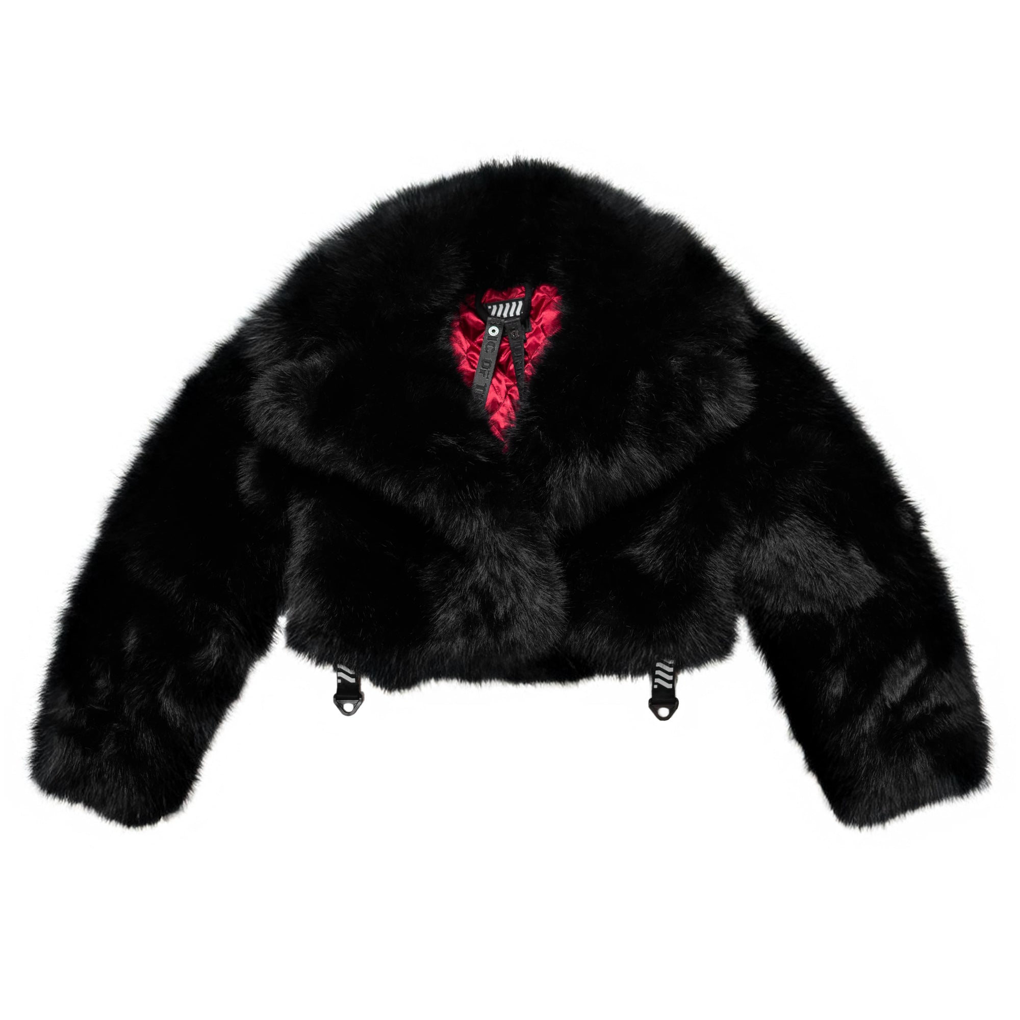 FCS-Type 720 Black Crop Fur Coat - Fabric of the Universe