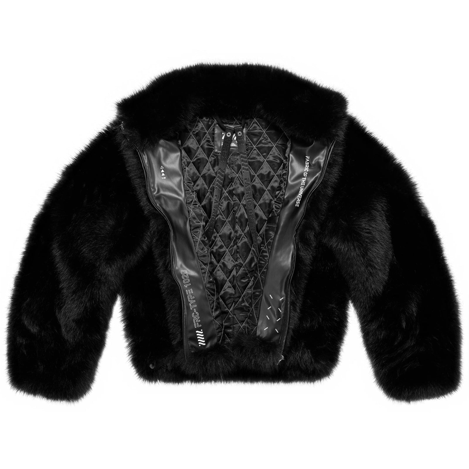 FRC-Type 1020 Black Heavy Fur Coat