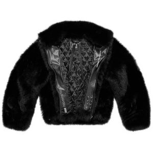 FRC-Type 1020 Black Heavy Fur Coat