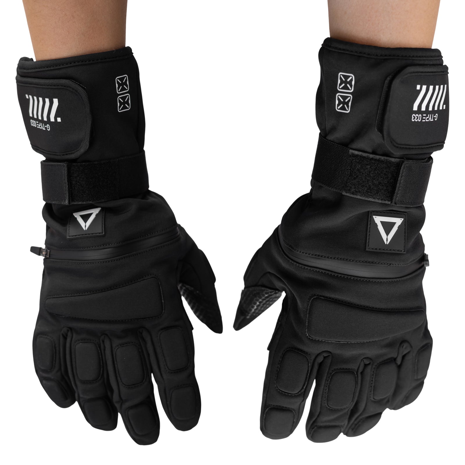 G-Type 033 Black Convertible Gloves