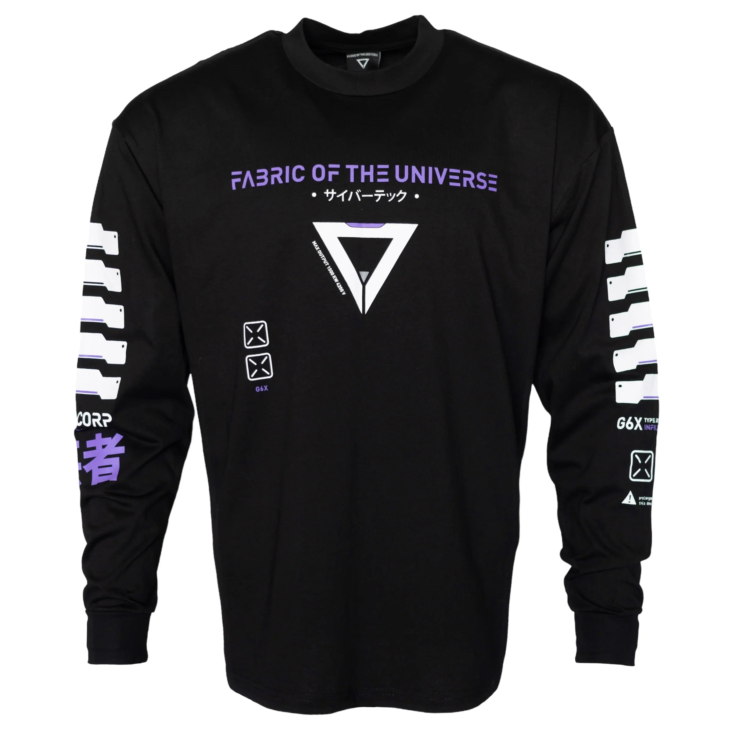 ミュージシャン the GazettE ITAN GEISHA LONG SLEEVE TEE Geisha-6X Black Long Sleeve T - Fabric of the Universe