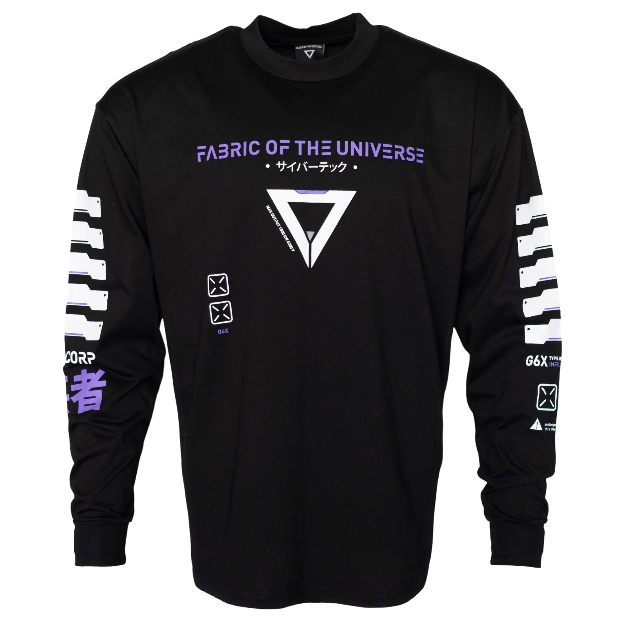 Geisha-6X Black Long Sleeve T