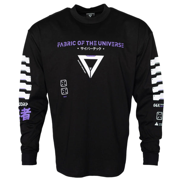 Geisha-6X Black Long Sleeve T - Fabric of the Universe