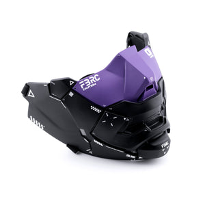 Genova Reborn Black Purple Half Mask