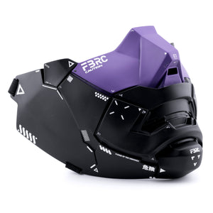 Genova Reborn Black Purple Half Mask
