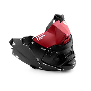 Genova Reborn Black Red Half Mask