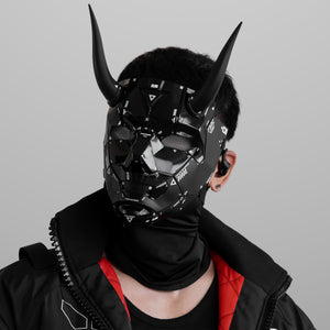 Genova Reborn Upper Demon Black Mask