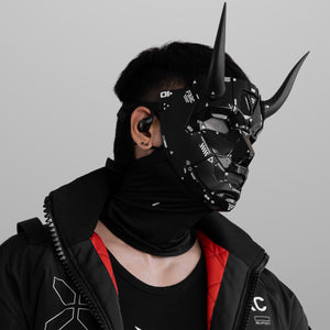 Genova Reborn Upper Demon Black Mask