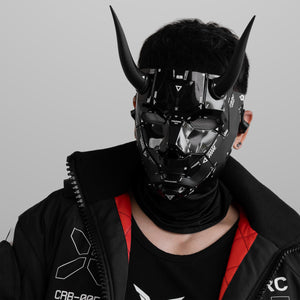 Genova Reborn Upper Demon Black Mask