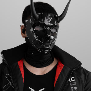 Genova Reborn Upper Demon Black Mask