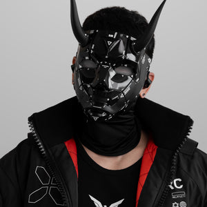 Genova Reborn Upper Demon Black Mask