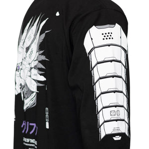 Griffin-0909 Black Long Sleeve T
