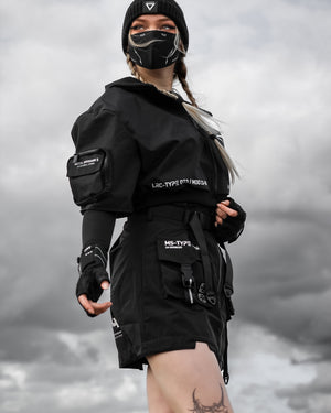 MS-Type 1004 Black Miniskirt