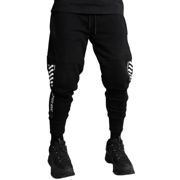 ‘Black/Gray Print’ Athletic Joggers (AOP)
