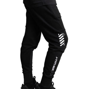 J-Type 003C Black Athletic Joggers