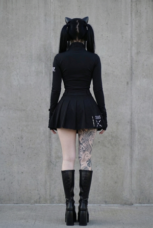 ZBS-Type 003P Black Zip Bodyshirt