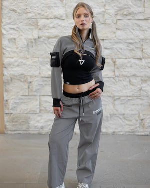 RS-Type 011 Gray Reflective Shrug Jacket