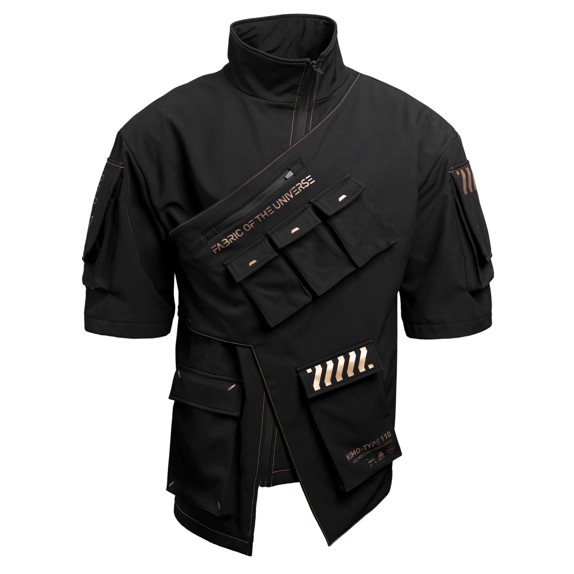 Kimo-Type 110 Black Gold Kimono Jacket