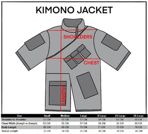 Kimo-Type 110 Black Kimono Jacket