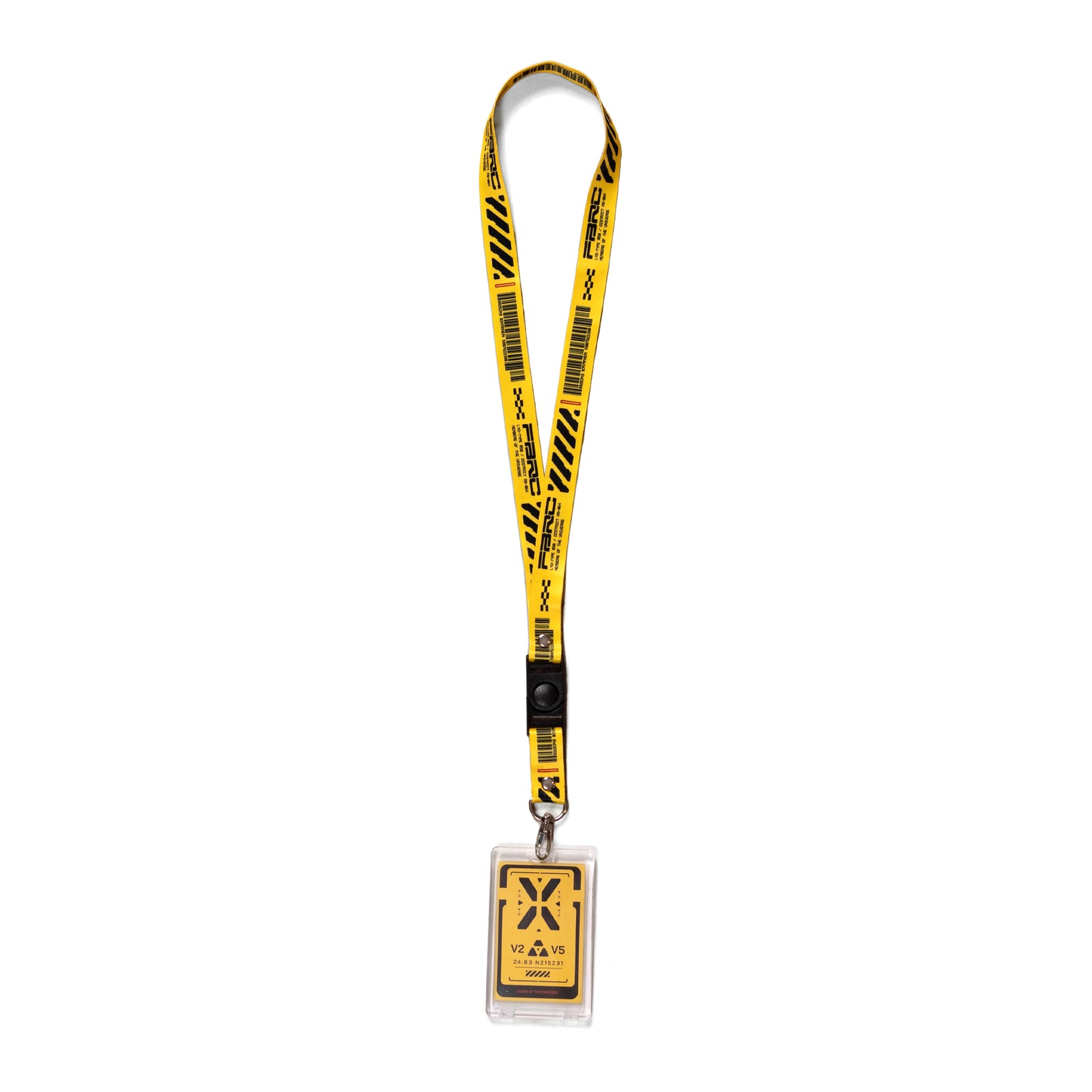 LYD-050 Yellow Lanyard ID Tag Holder